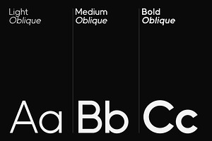 II Vorkurs: Sans Serif Font Family