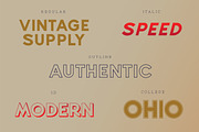 SUMMER CLASICO - Vintage Font, a Sans Serif Font by Konstantine Studio (Thumbnail 3 of 9)
