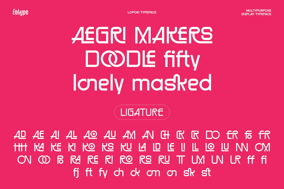 Lopoki, a Sans Serif Font by Eotype Studio (Photo 11 of 12)