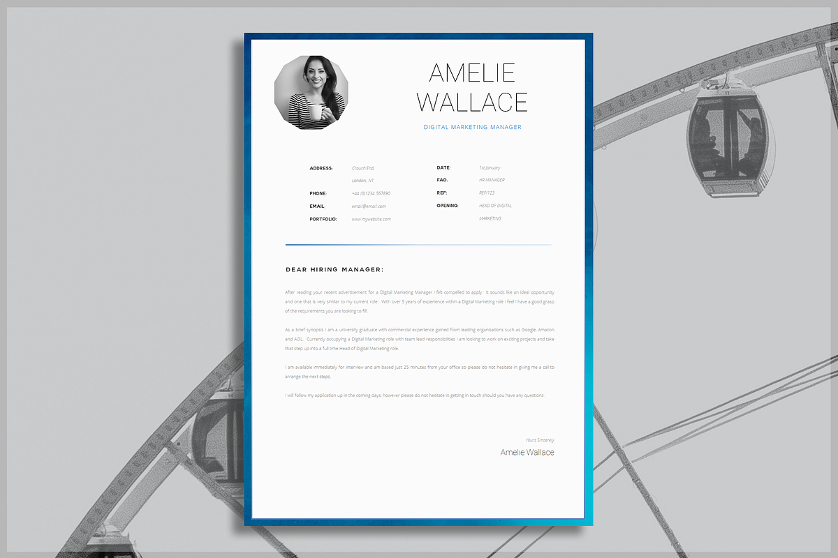 Resume Template | CV Template, a Resume Template by introDuice - CV / Resumes (Photo 3 of 6)