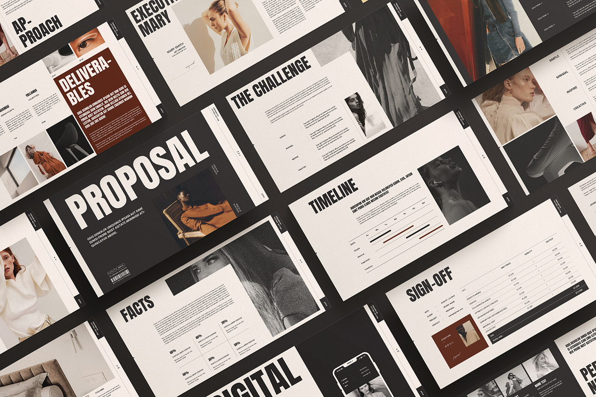 Proposal Presentation Template, a Presentation Template by E-Type (Photo 3 of 7)