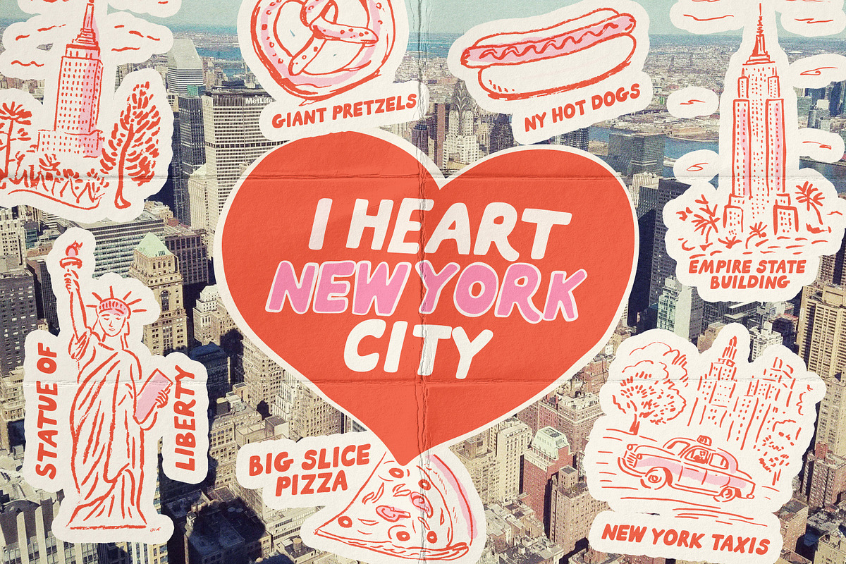 Pizza Club Font Family, a Handwritten Font by Nicky Laatz (Photo 5 of 11)