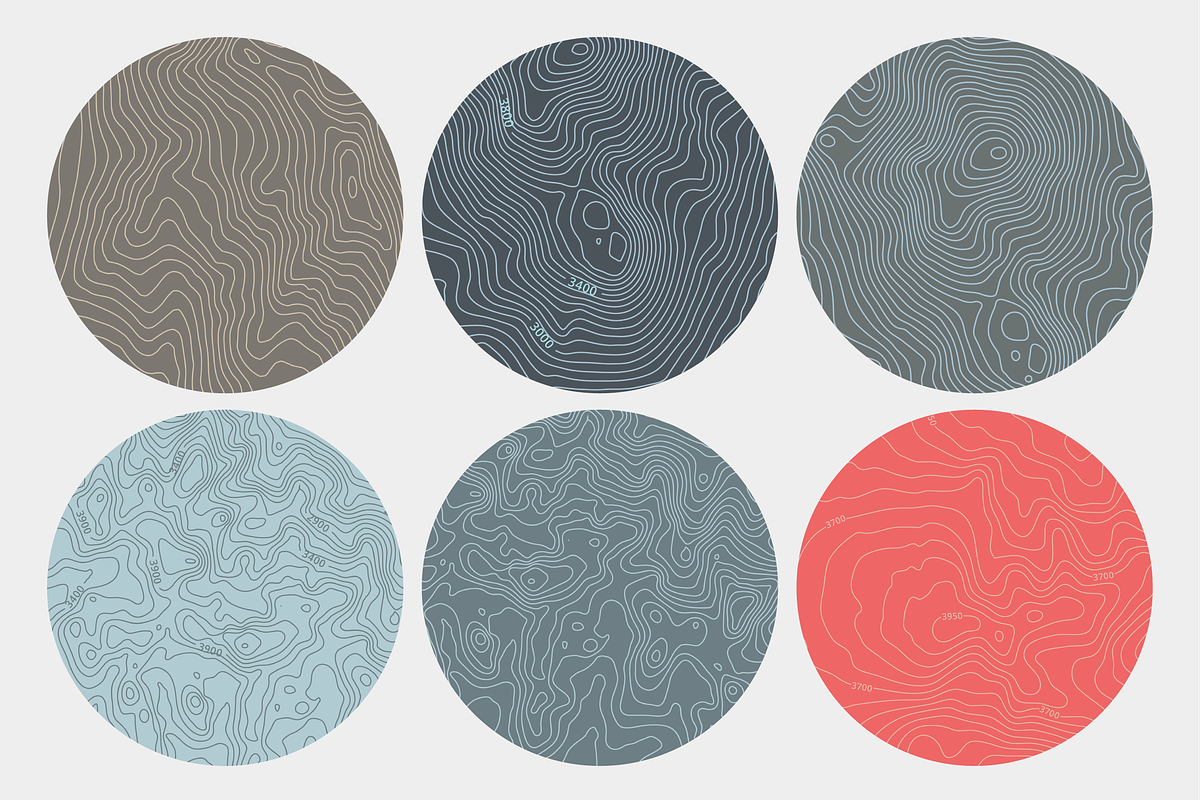 Contour Mapping II - North America, a Pattern Graphic by Hello Mart (Photo 14 of 15)