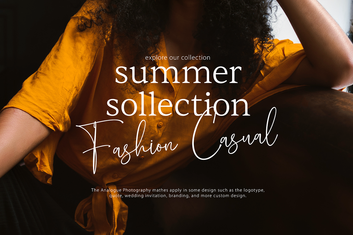 Analogue Photography Script, a Handwritten Font by sizimon (Photo 8 of 10)