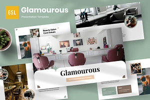 Glamourous - Beauty Google Slide, a Presentation Template by Panen Creative