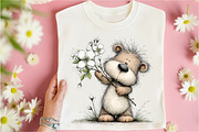 Whimsical Spring Woodland Animals, an Illustration by Libby Wishes (Thumbnail 3 of 8)