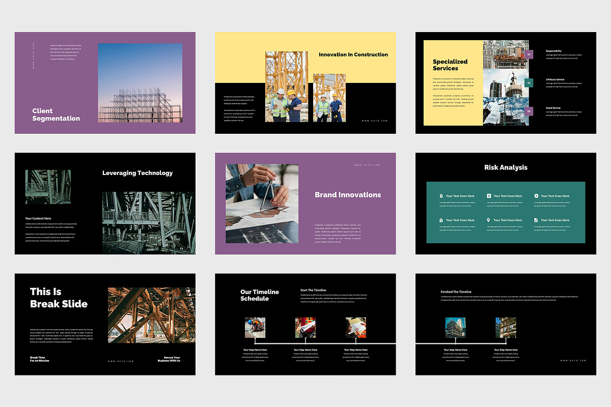 Kuto : Construction Google Slides, a Presentation Template by Punkl Camp (Photo 7 of 9)