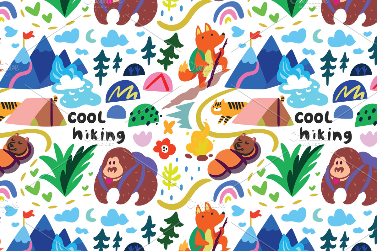 20 Colorful Seamless Patterns, a Pattern Graphic by PenguinHouse (Photo 3 of 13)