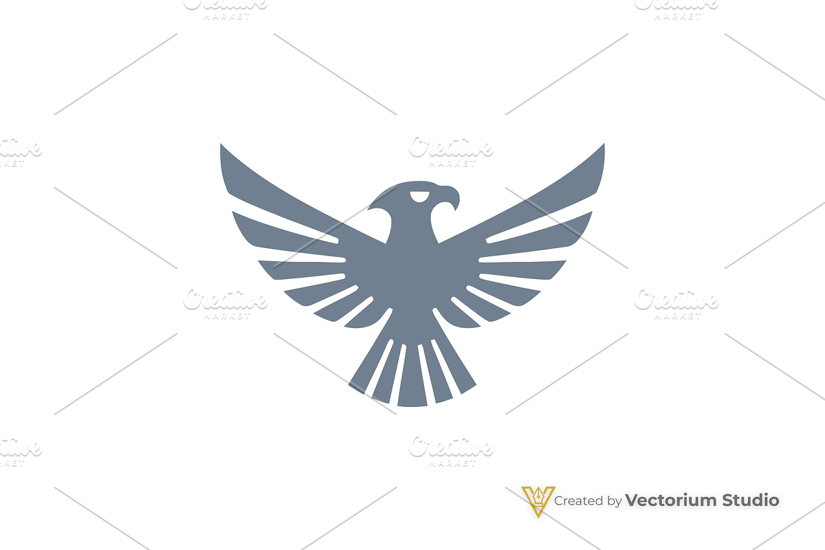 Minimalist Eagle Wings Logo, a Branding & Logo Template by Vectorium Studio (Photo 3 of 5)