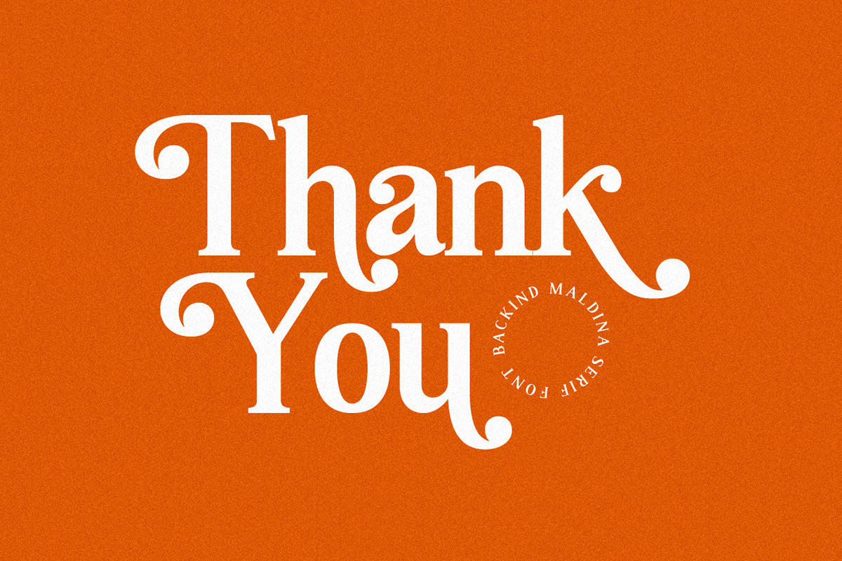 Backind Maldina Modern Font, a Serif Font by Multype Studio (Photo 13 of 13)