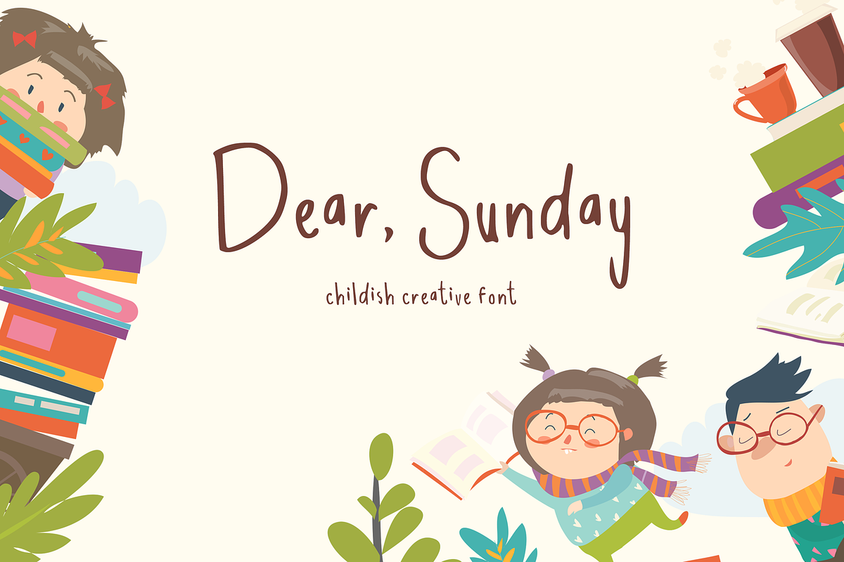 Dear Sunday Creative Font, a Sans Serif Font by Haws.std (Photo 1 of 6)