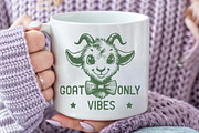 Retro Goat Art with Chill Vibes, an Illustration by Pixels.Craft (Thumbnail 3 of 7)
