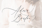 Adora Bouton-Luxury Script, a Handwritten Font by PeachCreme (Thumbnail 1 of 15)