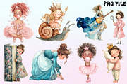 Watercolor Quirky Funny Princess, a Graphic by CitraGraphics (Thumbnail 2 of 4)