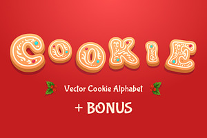 Gingerbread Cookies Alphabet