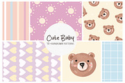 50 + Cute Seamless Patterns Bundle, a Pattern Graphic by Waterystrokes (Thumbnail 1 of 8)