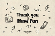 Scribble Dribble - Doodle hand-drawn, a Handwritten Font by LTNG STUDIO (Thumbnail 9 of 9)