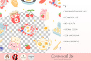 Cute Breakfast Seamless Pattern PNG, a Pattern Graphic by Chonnieartwork (Thumbnail 2 of 5)