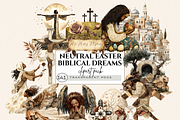 NEUTRAL EASTER BIBLICAL CLIPART, a Person Illustration by Daring Digies (Thumbnail 1 of 10)