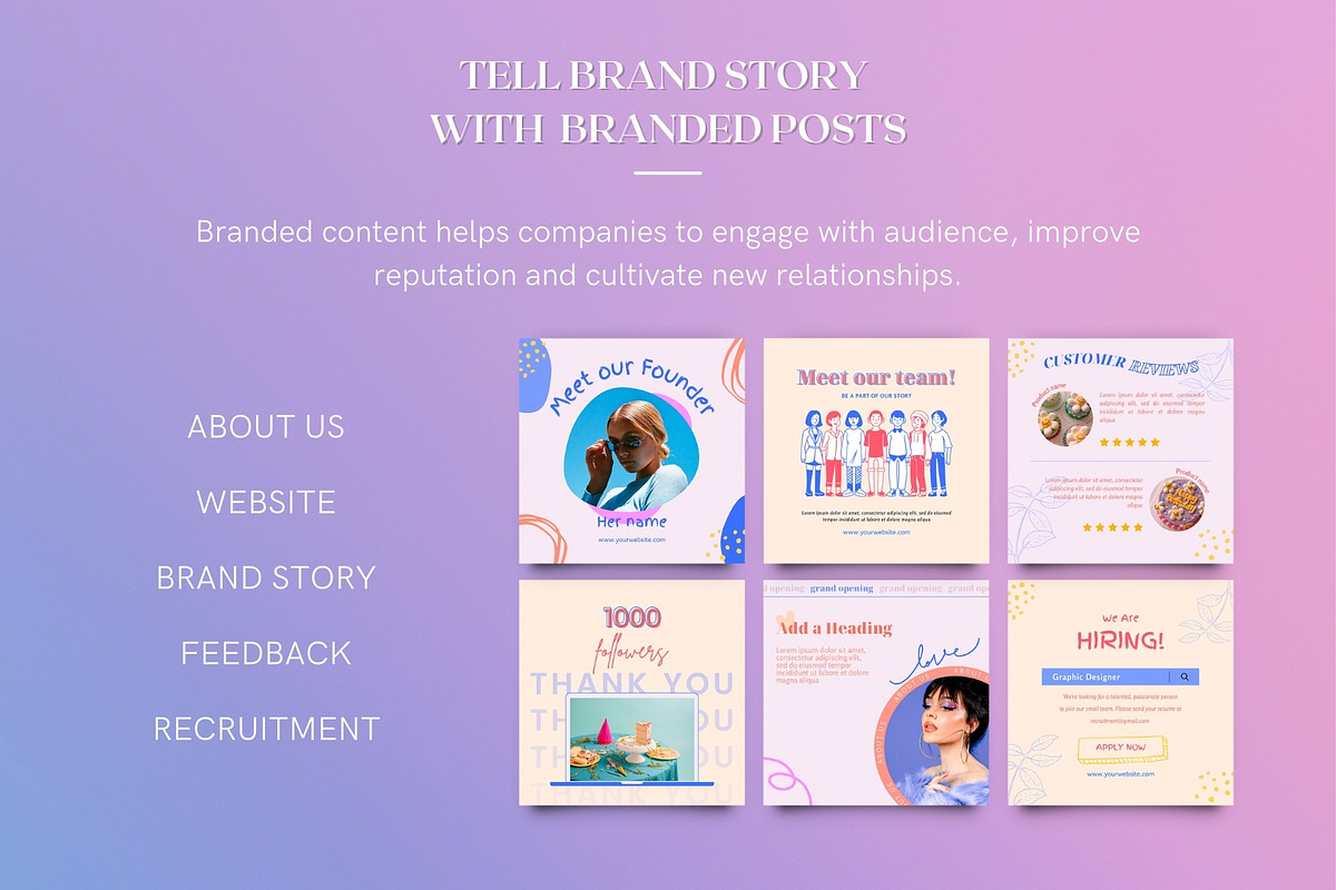 50% OFF Instagram Bundle| Canva, a Social Media Template by DesignbySamVN (Photo 5 of 10)