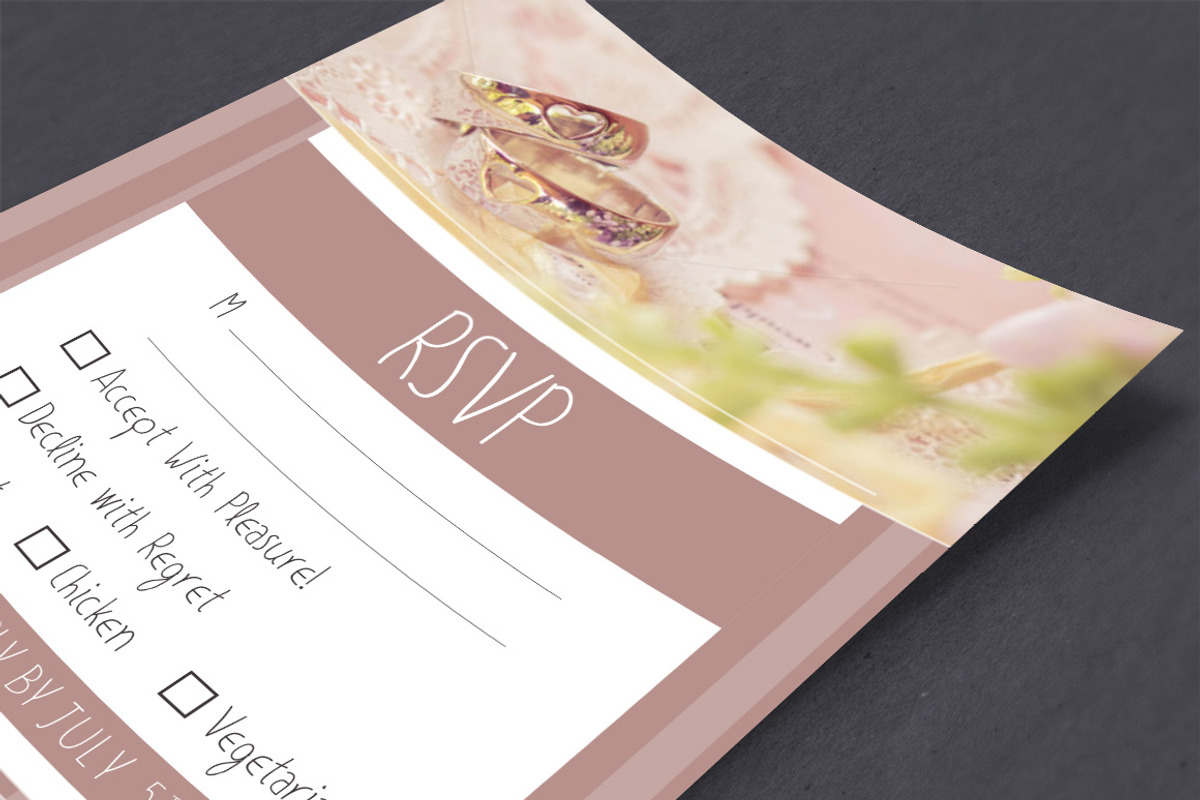 Wedding Set - Invitation & Branding, an Invitation Template by Elegrad Design Agency (Photo 5 of 10)