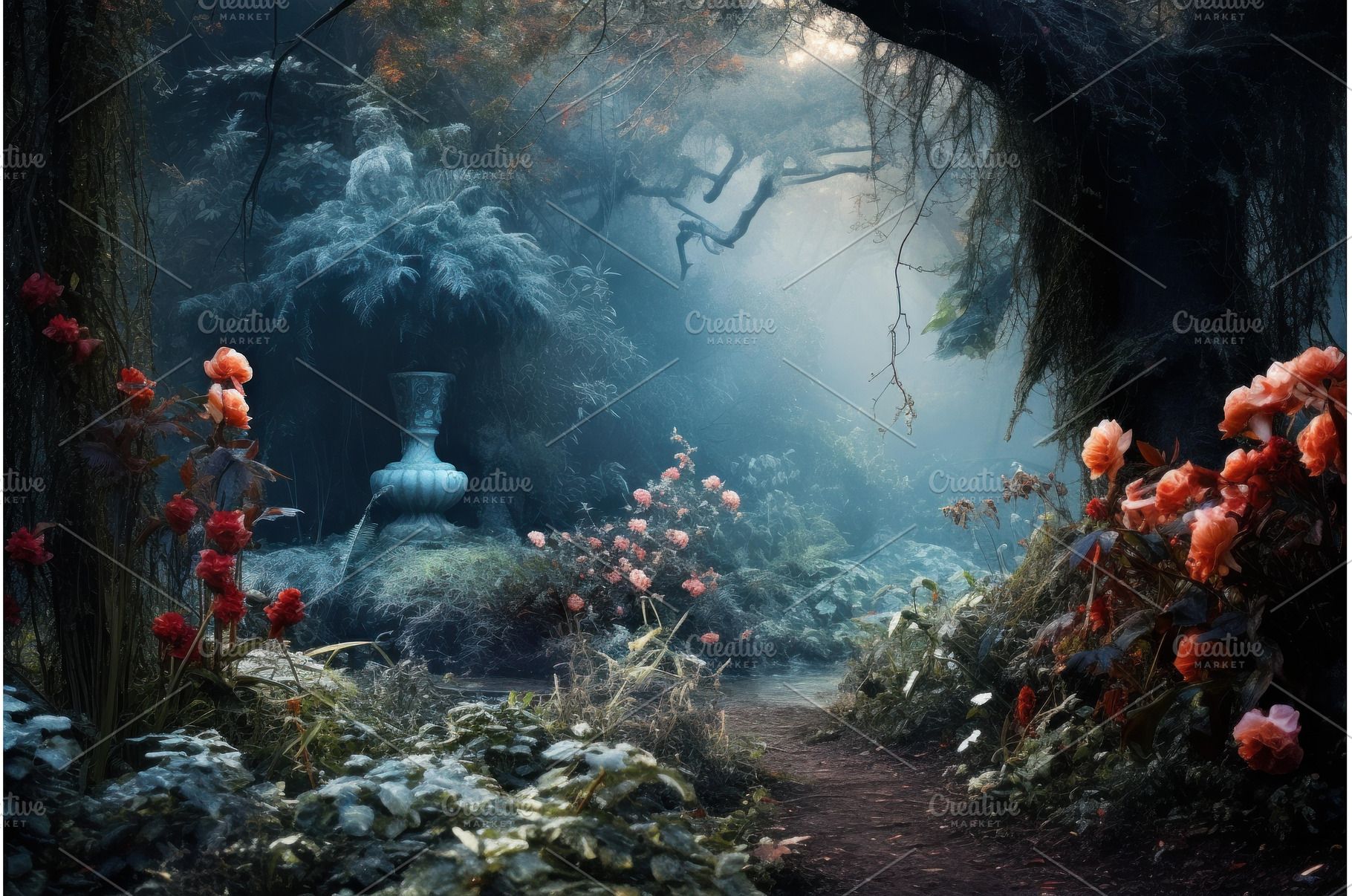 Intriguing Mysterious garden bushes, a Nature Photo by Ylivdesign