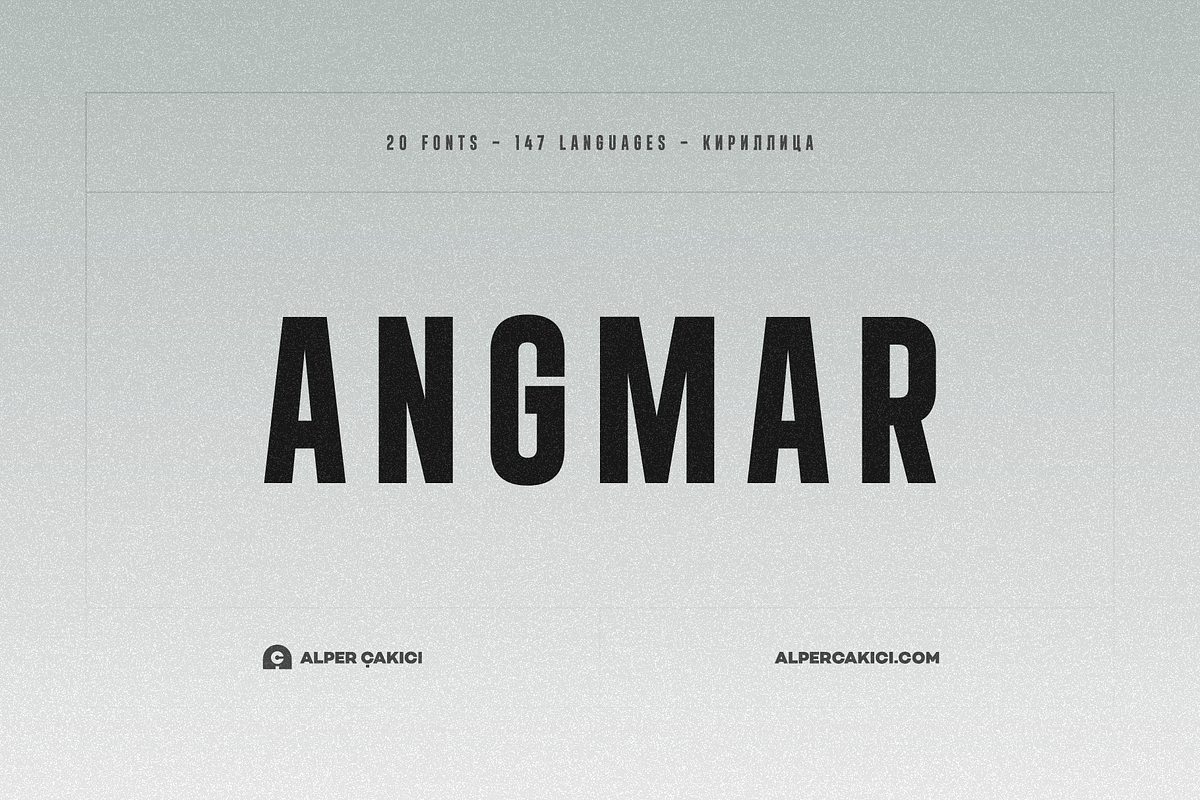 Angmar - A Powerful Font Family, a Sans Serif Font by alpercakici (Photo 14 of 14)