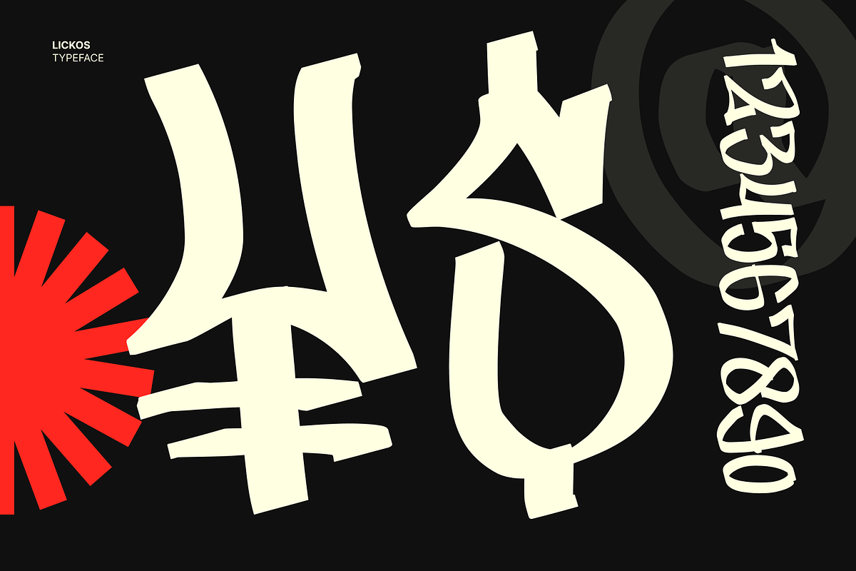 Lickos Graffiti Typeface, a Handwritten Font by Fitrah Type (Photo 8 of 11)