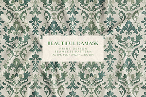 Damask Antique Arabesque Ornament 7