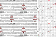 Cute rabbits patterns colection!, a Pattern Graphic by Irene_Boiko_ART (Thumbnail 9 of 21)