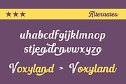 Rovelio – A Sporty Vintage Font, a Script Font by Tiptop Graphic (Thumbnail 2 of 9)