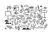 Cottage & Farmhouse Font + Doodles, a Sans Serif Font by Denise Chandler (Thumbnail 7 of 7)