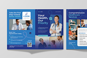Blue Medical Clinic Bifold Brochure, a Brochure Template by Annora Studio (Thumbnail 5 of 6)