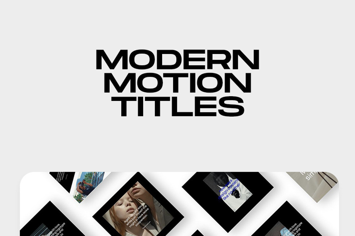 24 Modern Motion Titles Premiere Pro, a Templates & Theme by Sixth Studio Co (Photo 1 of 6)