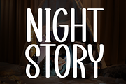 Night Story | Script Font, a Script Font by Scratchones (Thumbnail 1 of 8)