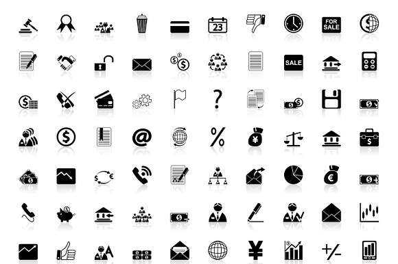 Icons Business Office Finance
