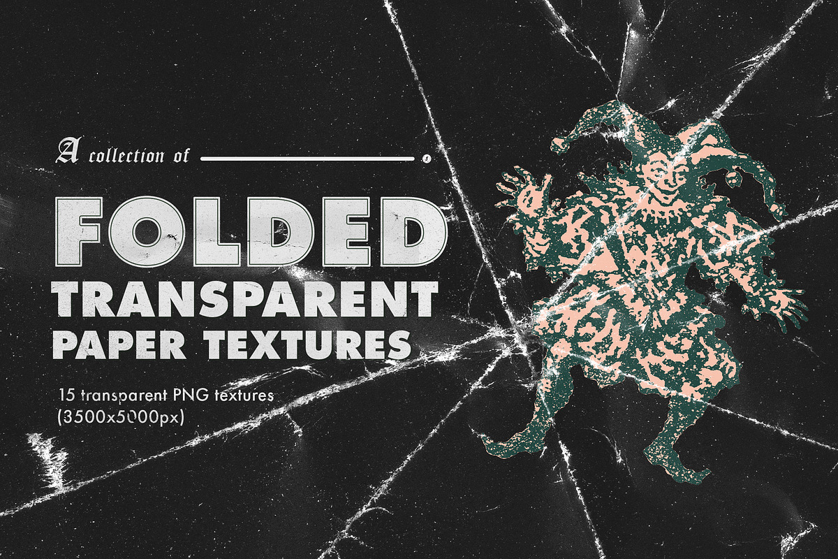 Transparent Folded Paper Textures, a Texture Graphic by Freezerondigital (Photo 1 of 10)