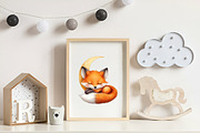 Sleepy Animals, Sweet Dreams Sign, an Illustration by CreationArt (Thumbnail 2 of 9)