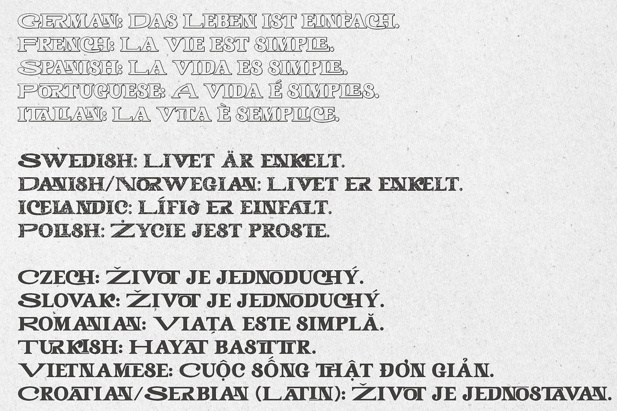 CYLARITH DRAKETH CAPS FONT FAMILY, a Serif Font by NDNL Studio (Photo 11 of 14)