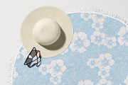 Swirl Flowers | Vector Print, a Wallpaper Graphic by MalyskaStudio (Thumbnail 13 of 13)