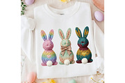 Happy Easter Bunny Png Faux Yarn Eas, an Illustration by designcity5 (Thumbnail 2 of 9)