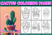 100 Cactus Coloring Pages for Adults, a Brochure Template by Design Station (Thumbnail 1 of 4)