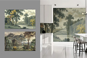 Hand drawn old century forest wallpa, a Wallpaper Graphic by Muzi pear studio (Thumbnail 2 of 11)