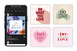 Do What You Love Quotes, a Templates & Theme by studiogstock