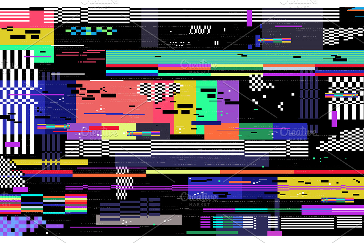 Vector no signal background, tv, a Technology Illustration by Elegant Solution