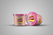 Ice Cream Product Mock-up, a Cups & Container Mockup by graystudio (Thumbnail 4 of 9)