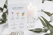 Green Floral Menu Set Templates, a Stationery Template by Paraná Studio (Thumbnail 2 of 9)