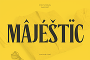 CHEVILE - Bold Elegant Display Font, a Serif Font by Pekotype (Thumbnail 5 of 13)
