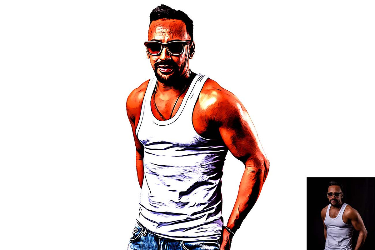 Master Vectorize Effect Ps Action, an Action Add-On by Studio Retouch (Photo 8 of 11)