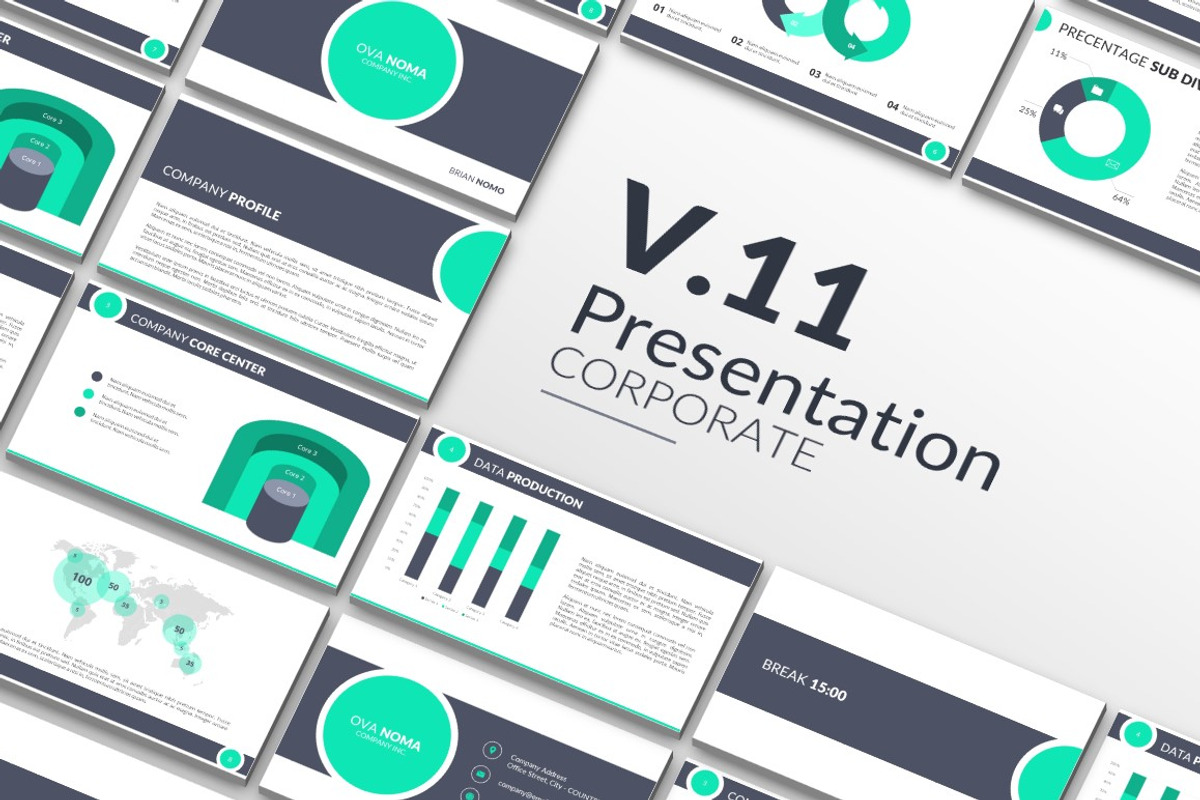 Presentation Corporate 11, a Presentation Template by SlideKingdom (Photo 1 of 3)